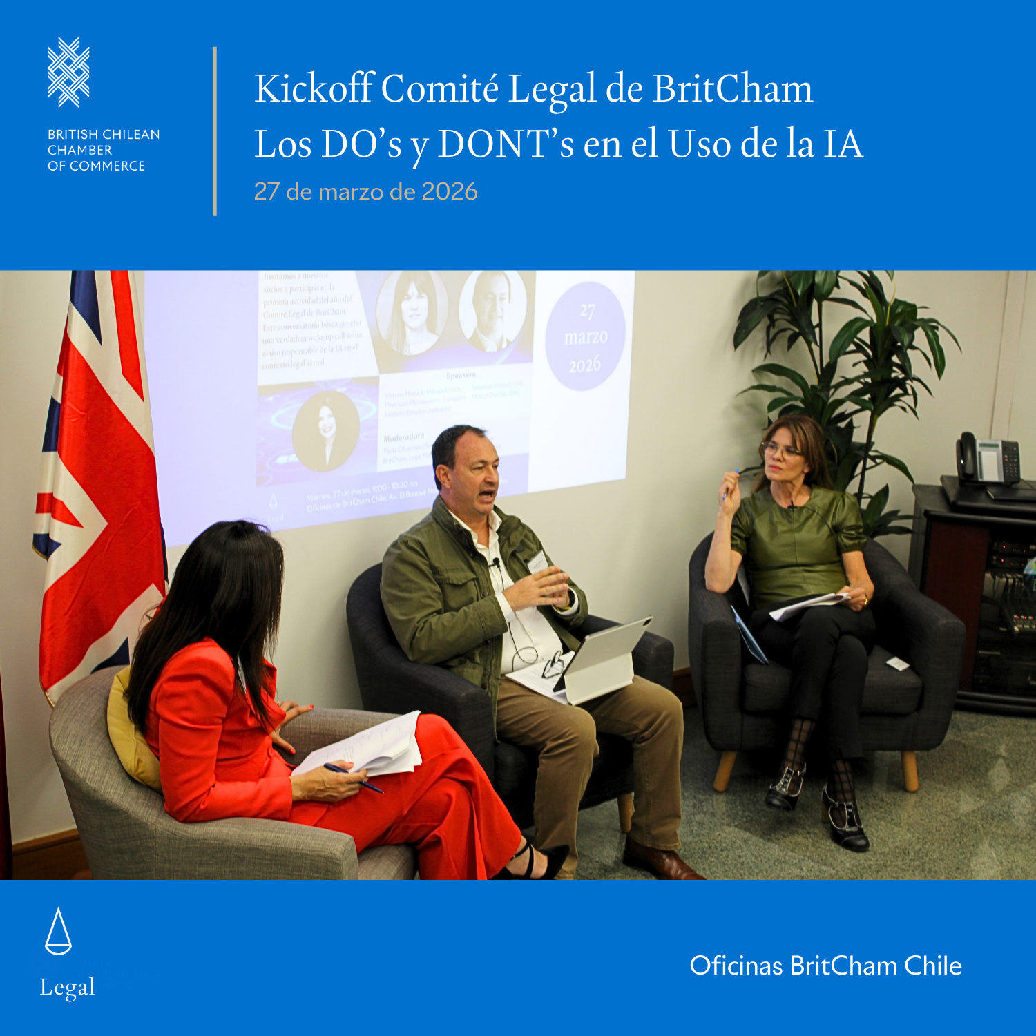 Comité Legal de BritCham Chile inaugura su agenda 2026 con foco en IA y gobernanza tecnológica 11