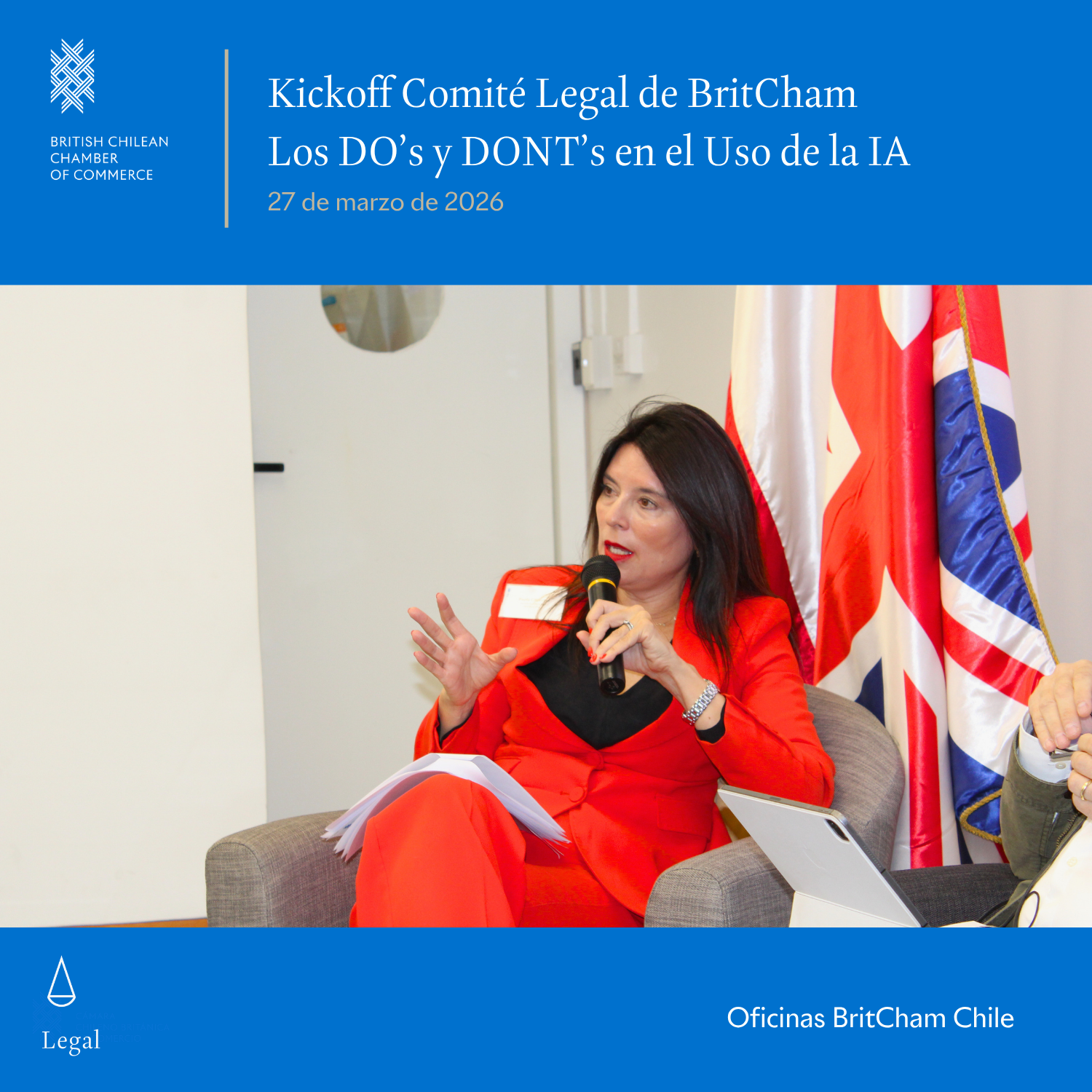 Comité Legal de BritCham Chile inaugura su agenda 2026 con foco en IA y gobernanza tecnológica 13