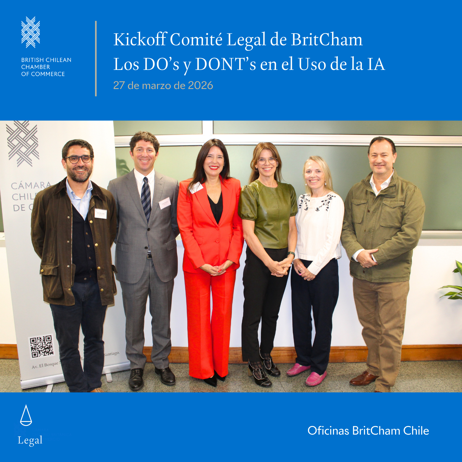 Comité Legal de BritCham Chile inaugura su agenda 2026 con foco en IA y gobernanza tecnológica 14