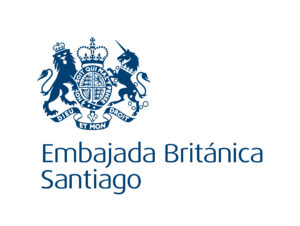 Logo British Embassy Castellano Blanco 300x226