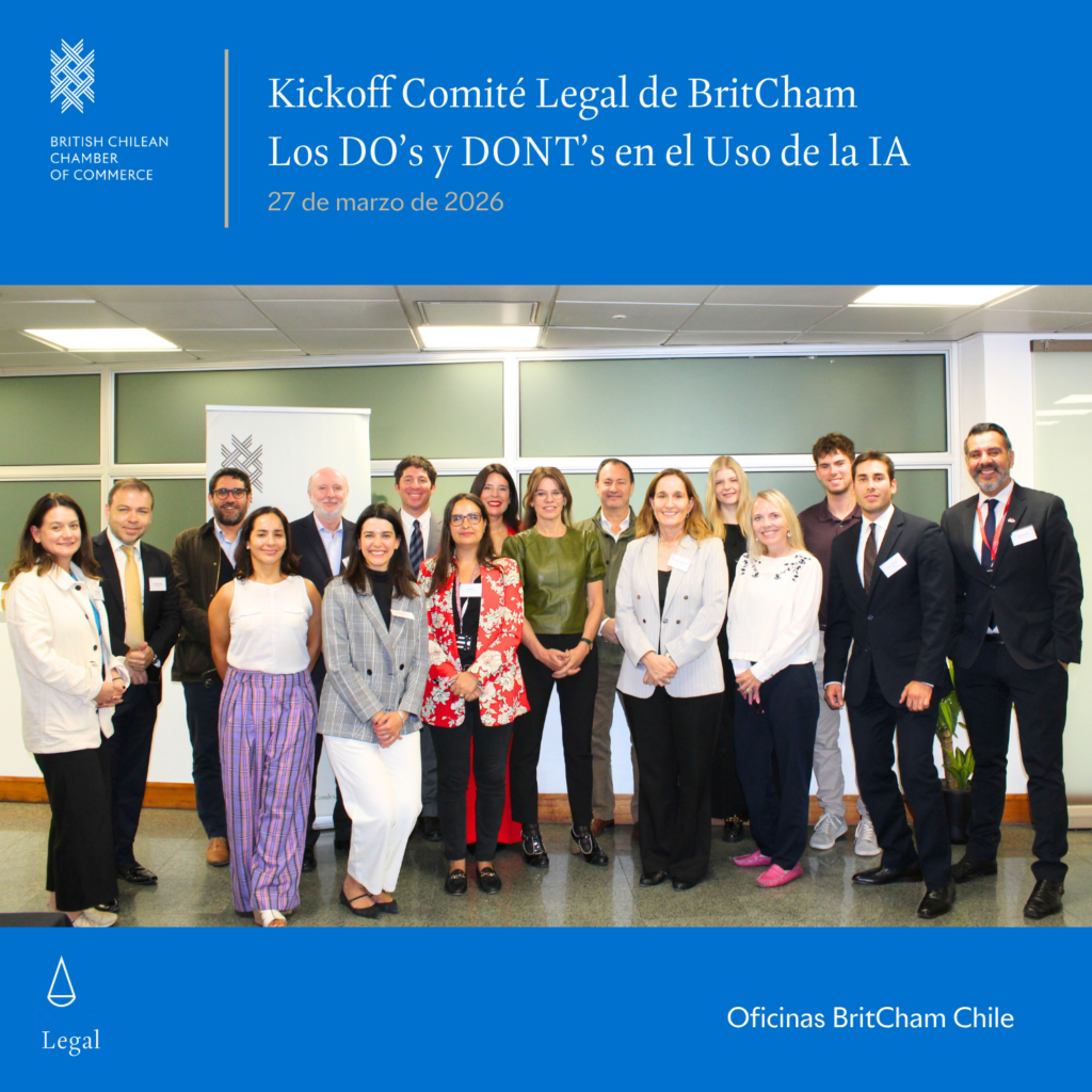 Comité Legal de BritCham Chile inaugura su agenda 2026 con foco en IA y gobernanza tecnológica 1 2